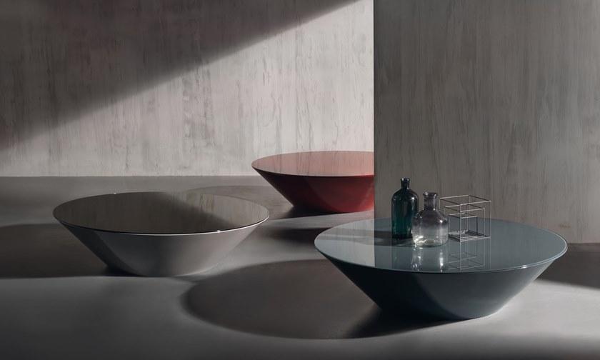 ACERBIS Круглый журнальный столик из Baydur® и хрусталя sun-id-1353005 - Вид №2