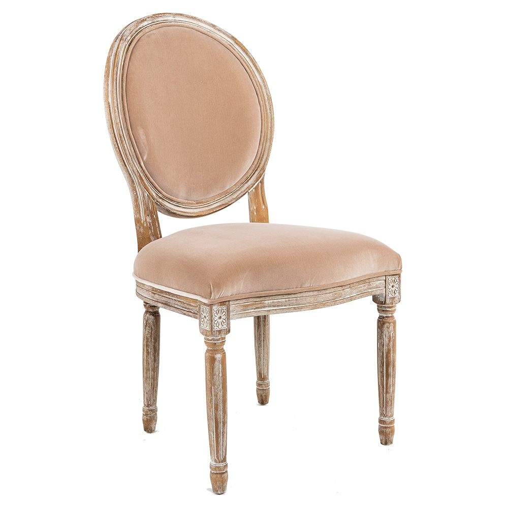 3113016 Стул «Луи / Морской песок» (бархат, лесной орех) Object Desire  - Вид №1