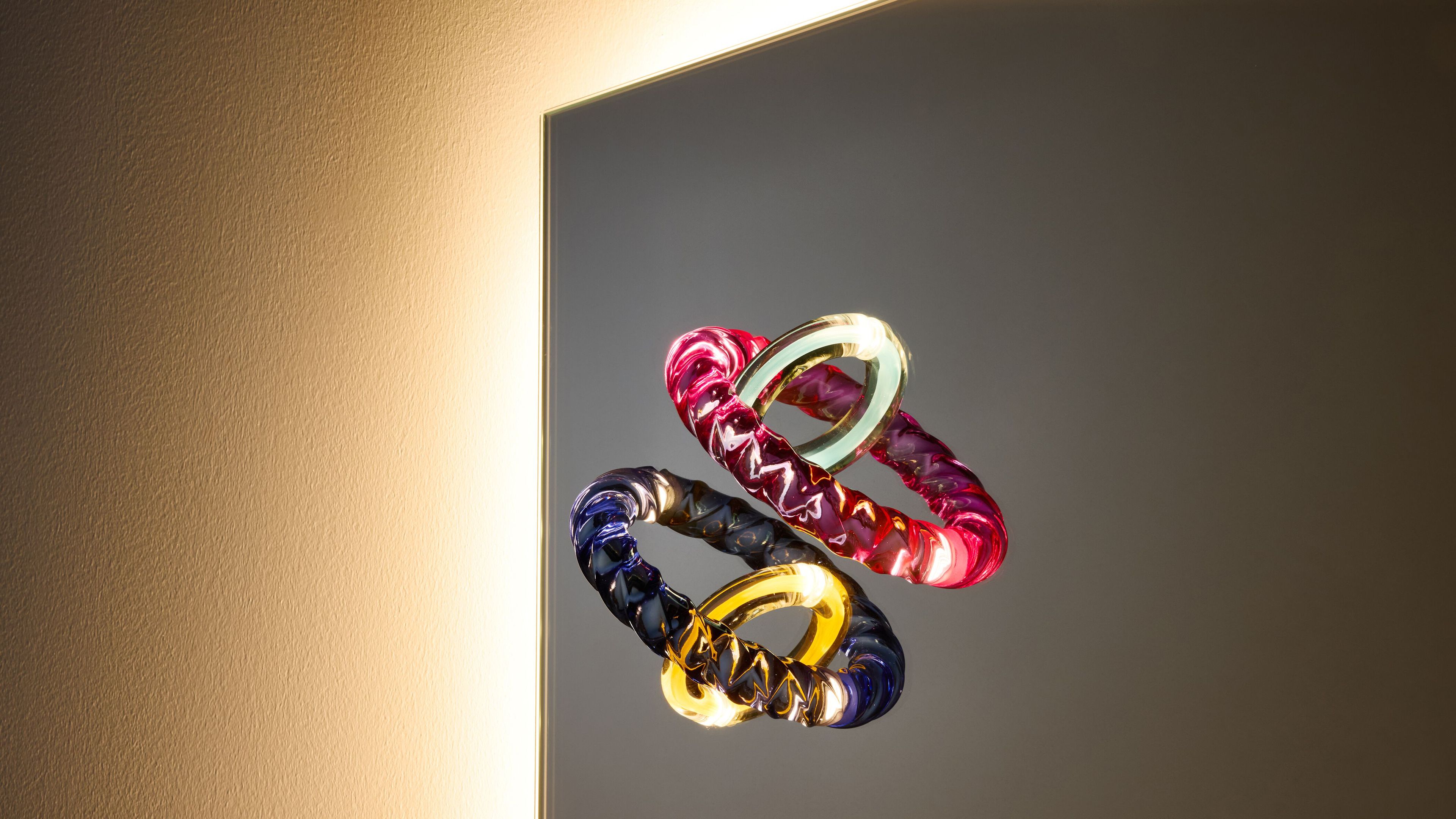 Квадратное настенное зеркало CASSINA HOOPTICAL ARCH-00005119