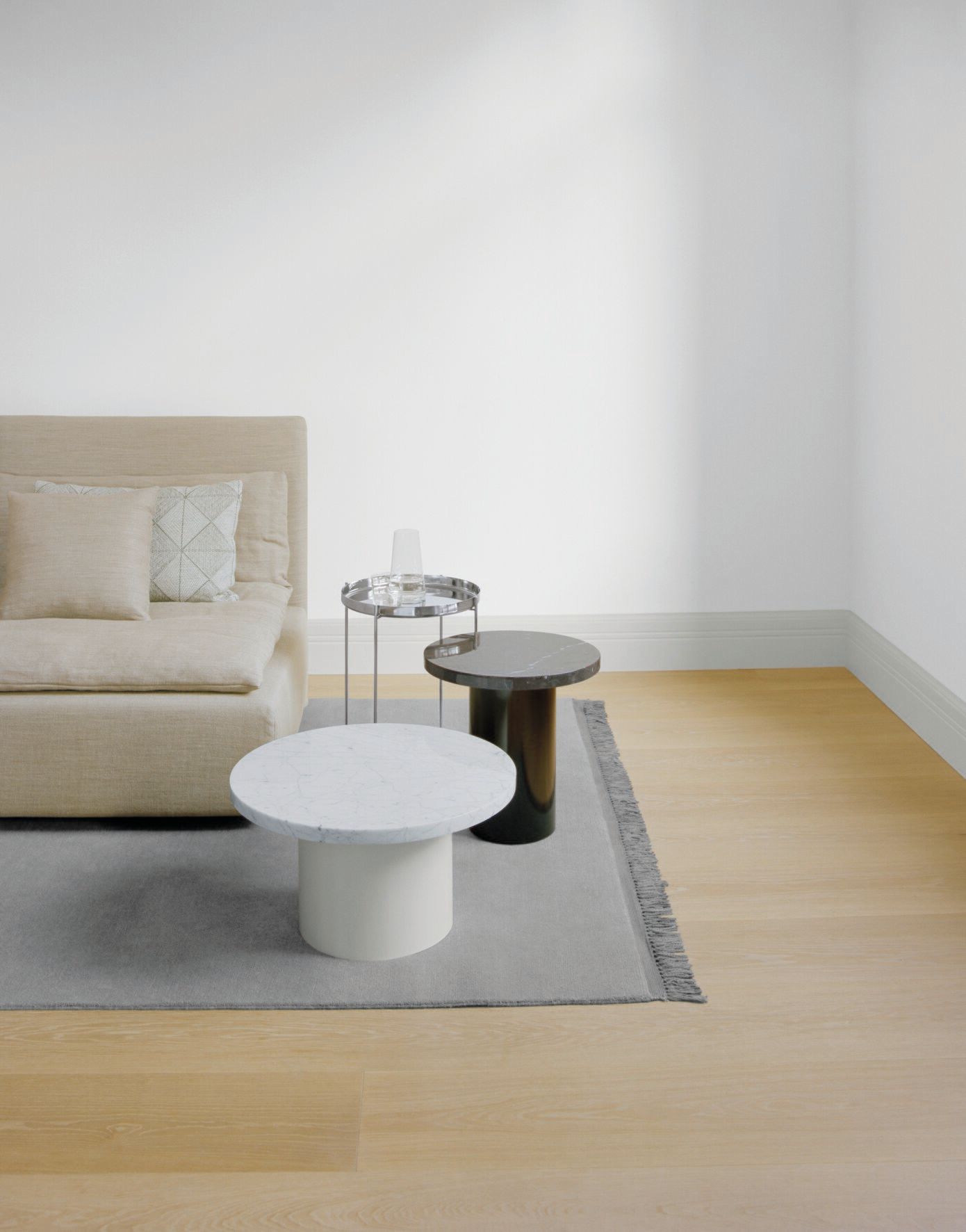 Круглый металлический журнальный столик с подносом e15 Habibi ARCH-00040117 - Вид №18