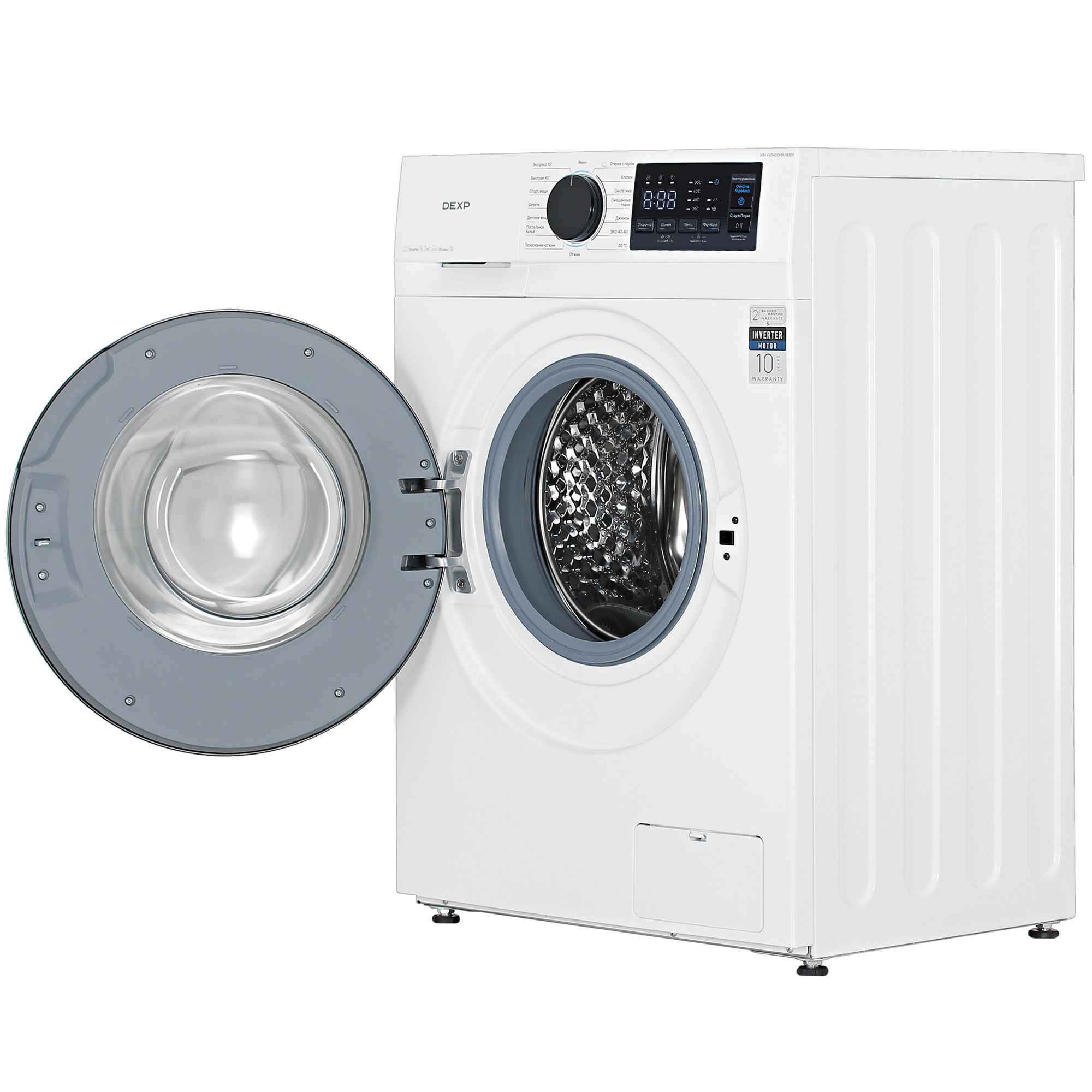 5091964 Стиральная машина DEXP WM-F814DDMA/WBSI белый STDN-0113973 - Вид №6