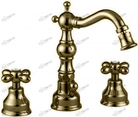 Смеситель MIGLIORE Princeton Plus ML.PRP-8025.BR для биде - бронза, на 3 отверстия 