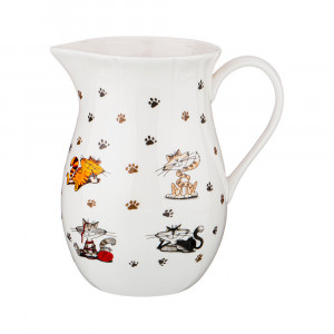 359-644 Посуда фарфоровая КУВШИН "ВЕСЕЛЫЕ ДРУЗЬЯ" 1000 мл Lefard