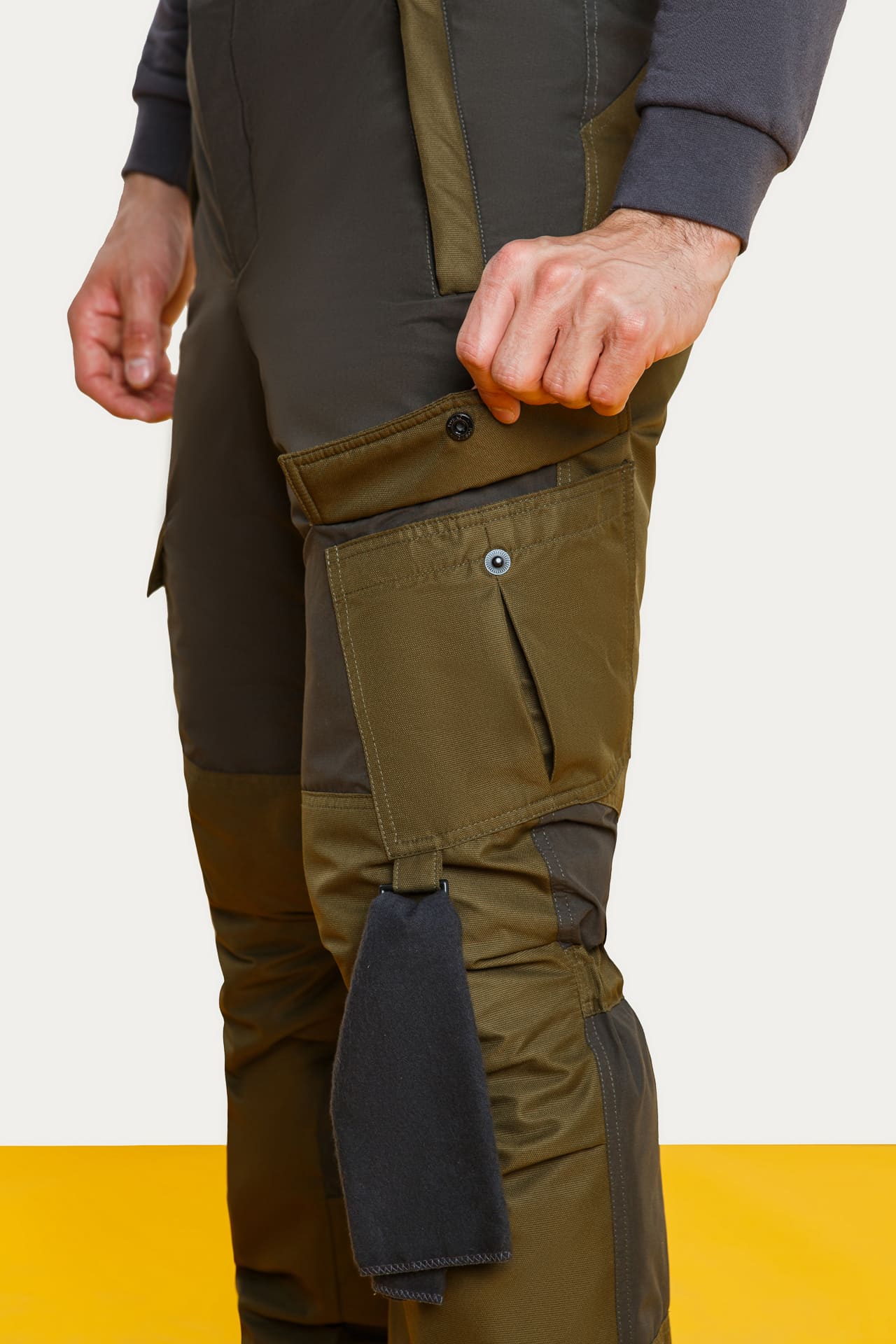 63937 Костюм  зимний хаки West Fishing  Зимняя спецодежда Santreyd  - Вид №17