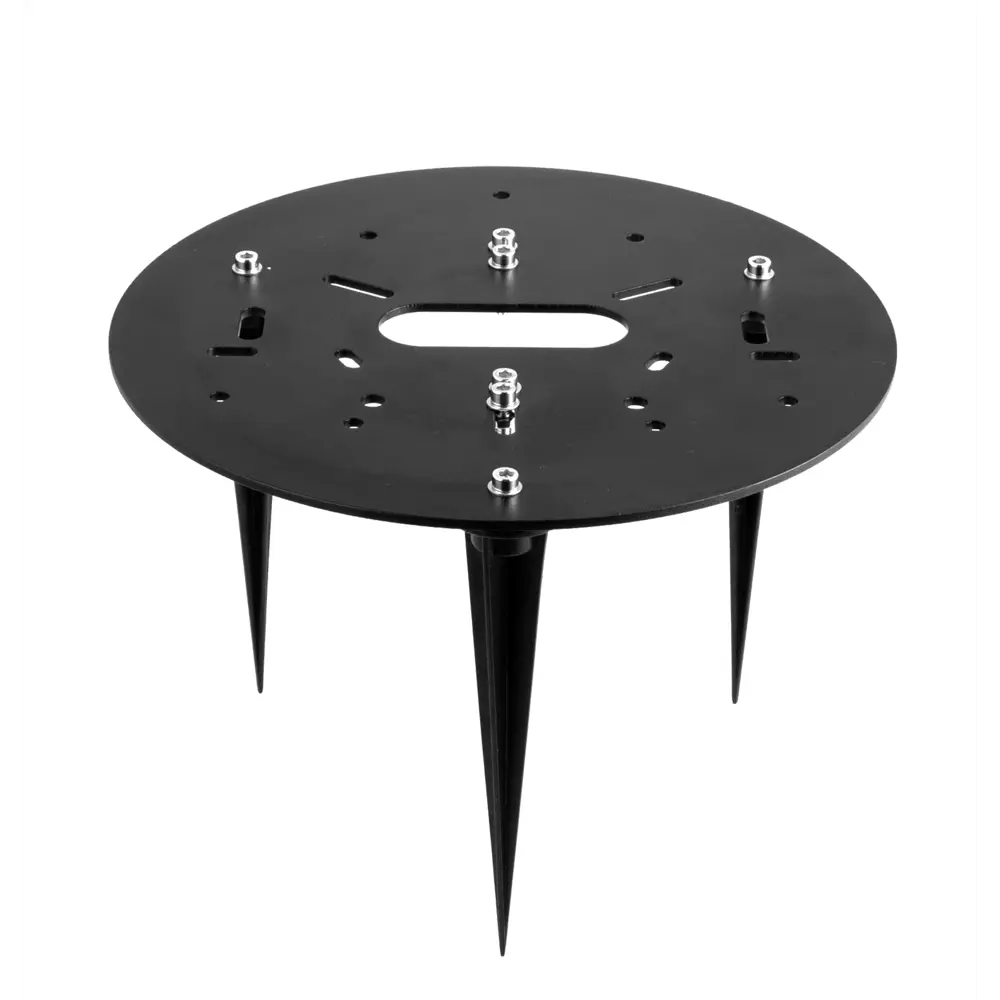 Основа для столба универсальная Inspire "Hollis" алюминиевая 25 см цвет серый STLM-2112014