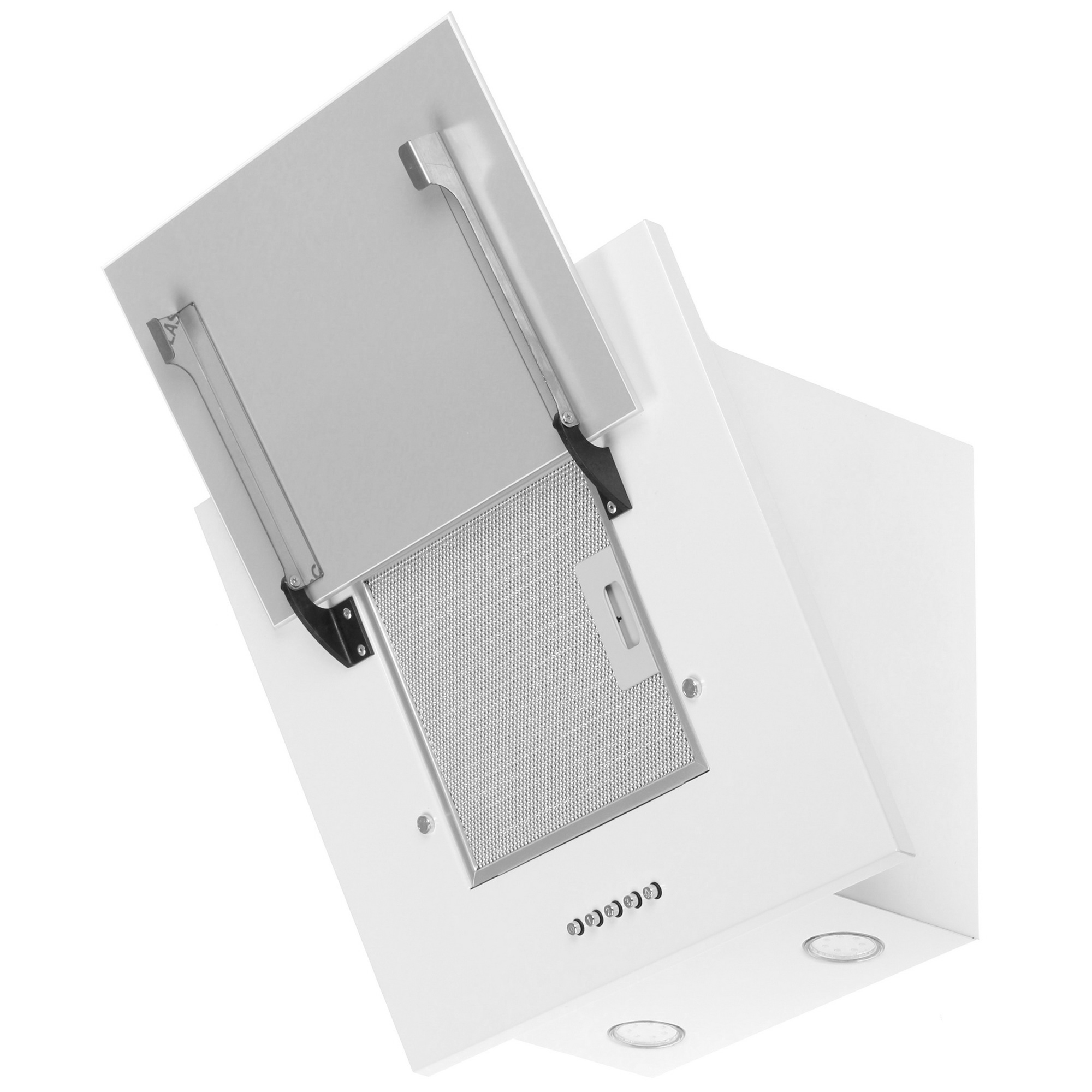 8130127 Вытяжка наклонная MBS GALTONIA 150 GLASS белый/белый STDN-0106347 - Вид №2