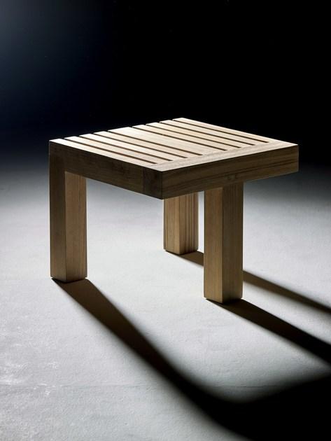 Royal Botania Низкий квадратный садовый столик из тика Nara sun-id-1366223 - Вид №9