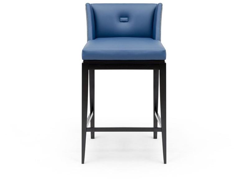 Mytto Высокий кожаный табурет с подставкой для ног Larforma sun-id-1366880 - Вид №1