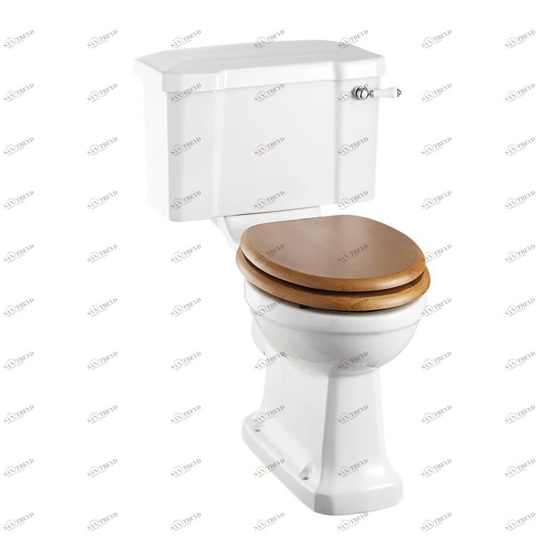 P5, C1 Компакт унитаз с бачком Белый Burlington  Англия 