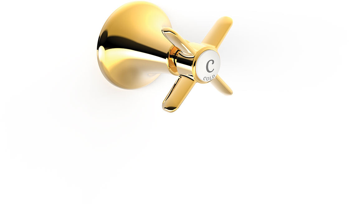 Скрытый запорный клапан TRES CLASIC-24215501OR TRES