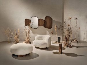 Тканевое кресло