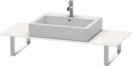 XL013C09191 X-Large Консоль для накладных раковин и встраиваемых умывальников Серо-коричневый декор Duravit - Вид №2