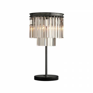 Настольная лампа Odeon от Delight Collection KR0387T-3 DELIGHT COLLECTION ИНТЕРЬЕРНЫЕ 244900 Прозрачный;черный