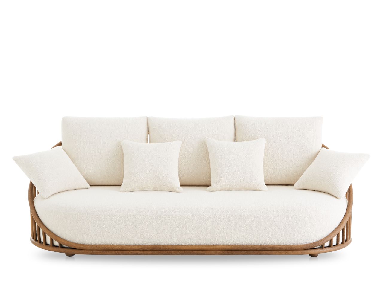 3-местный диван из ротанга EXPORMIM Бочка ARCH-00024414 - Вид №1