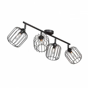 Спот потолочный черный Vitaluce V4298-1/4PL VITALUCE  00-3924416 Черный