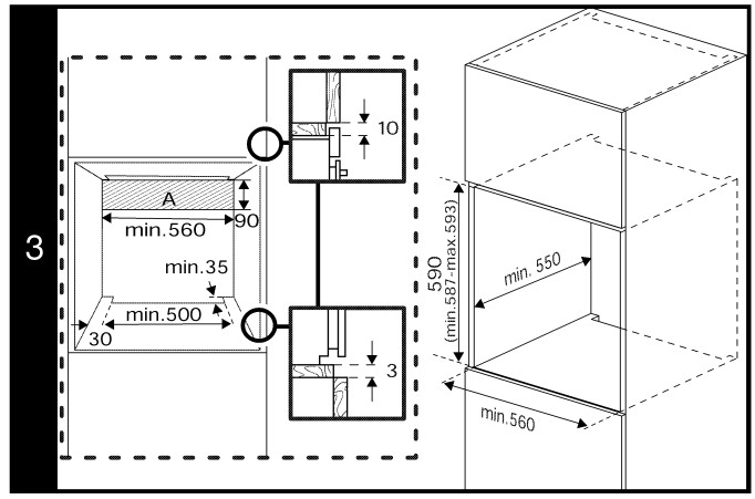 9031488 Электрический духовой шкаф Beko BBIE17300B черный STDN-0071764 - Вид №10