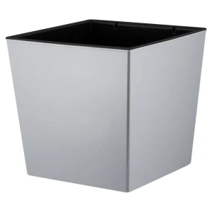 Горшок цветочный INGREEN Cube ø17.7 см 4.2 л серый пластик 89411081
