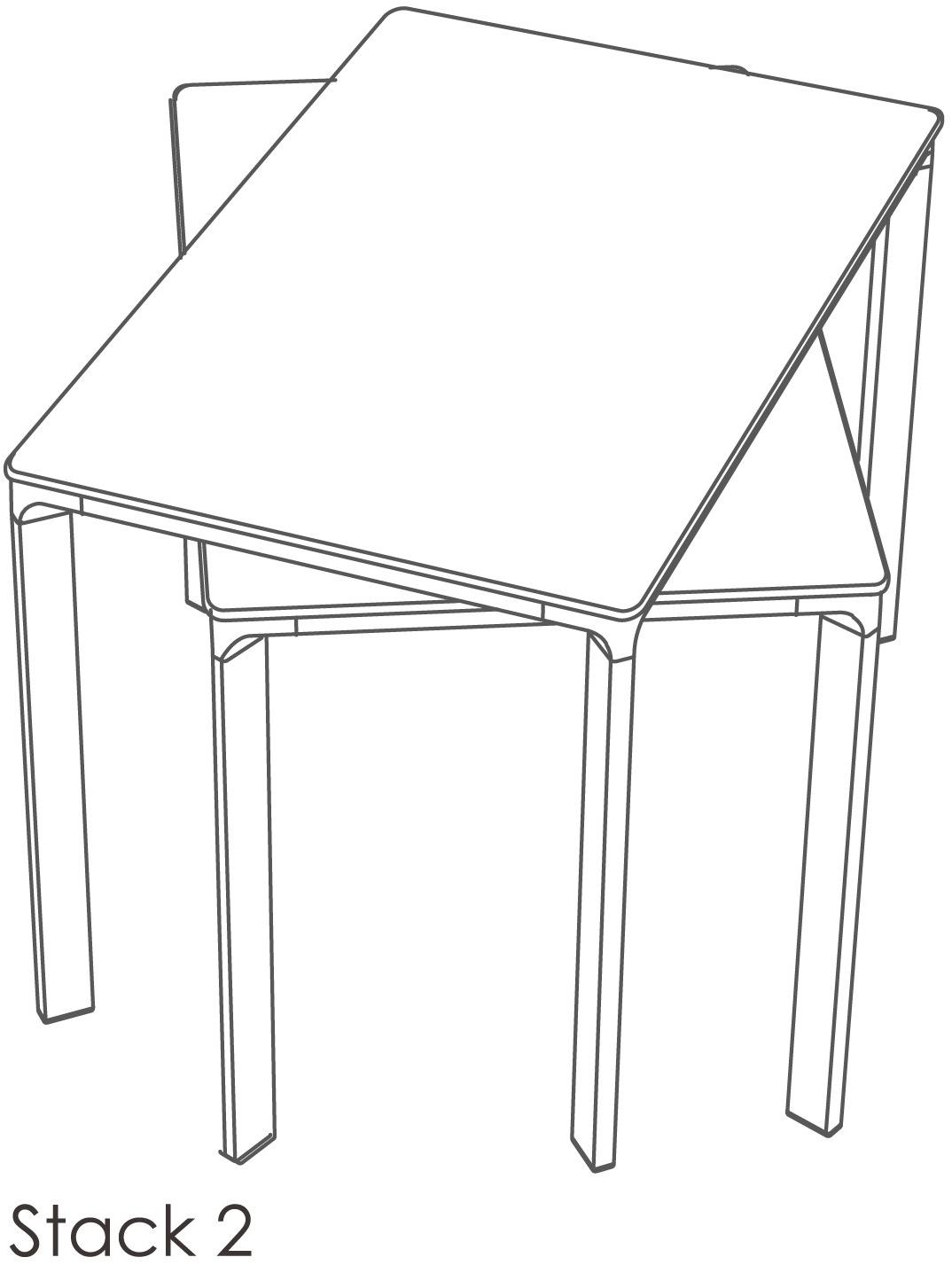 Ezpeleta Штабелируемый садовый стол из алюминия и hpl  Mhk-meeh  - Вид №2