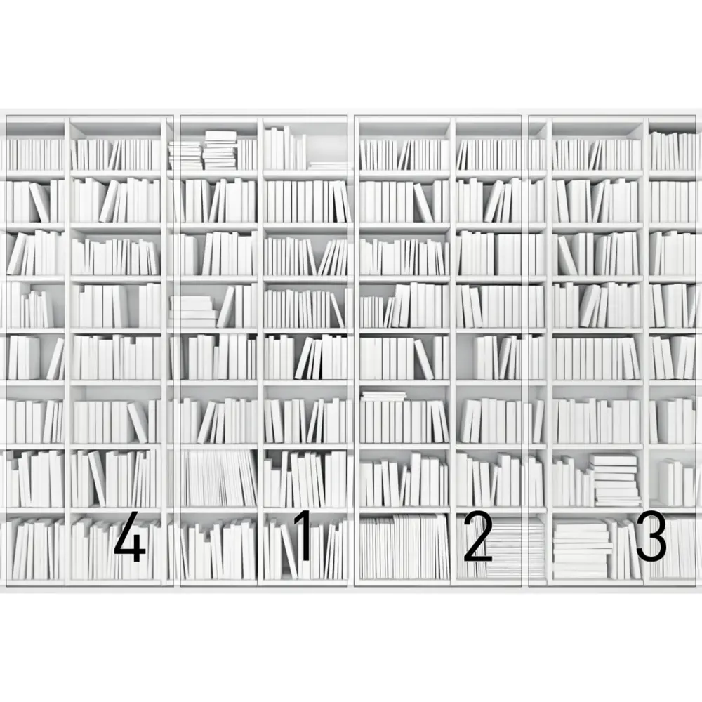 Фотообои Библиотека бумажные 368x254см WM-66 POSTERMARKET STLM-2016643 - Вид №2