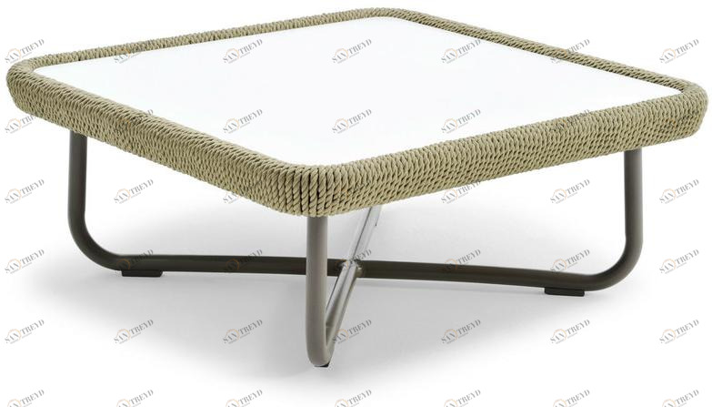 Varaschin Квадратный журнальный столик со столешницей из hpl Babylon 1748