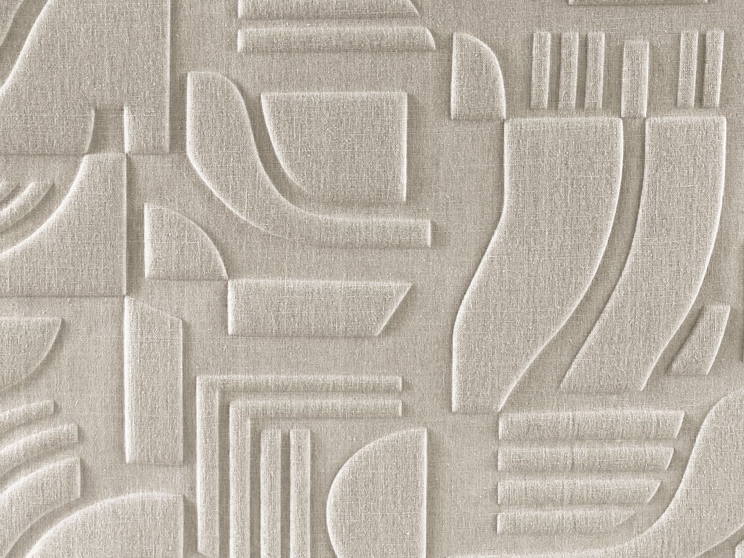 Трехмерная льняная настенная ткань Casamance Arcane ARCH-00089836