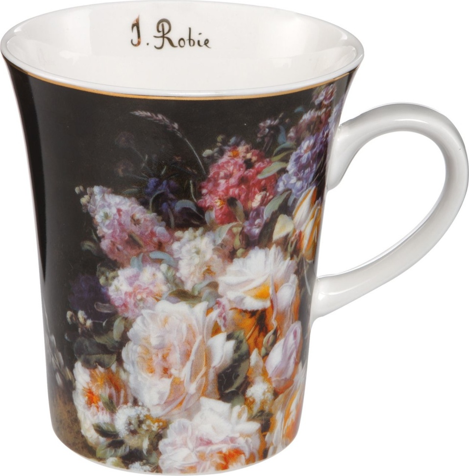 10651614 Goebel Бокал "Hатюpмоpт с pозами" Фарфор 