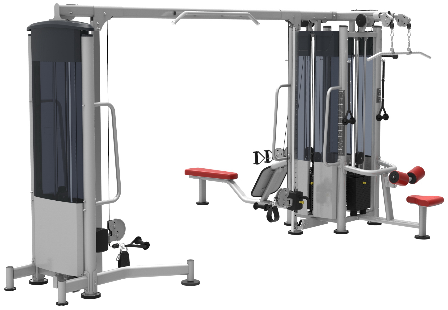 IT9525 + IT9527OPT + IT9527 Aerofit it9525 + it9527opt + it9527 5-ти стековый тренажерный комплекс AeroFIT IT95 серия  - Вид №1