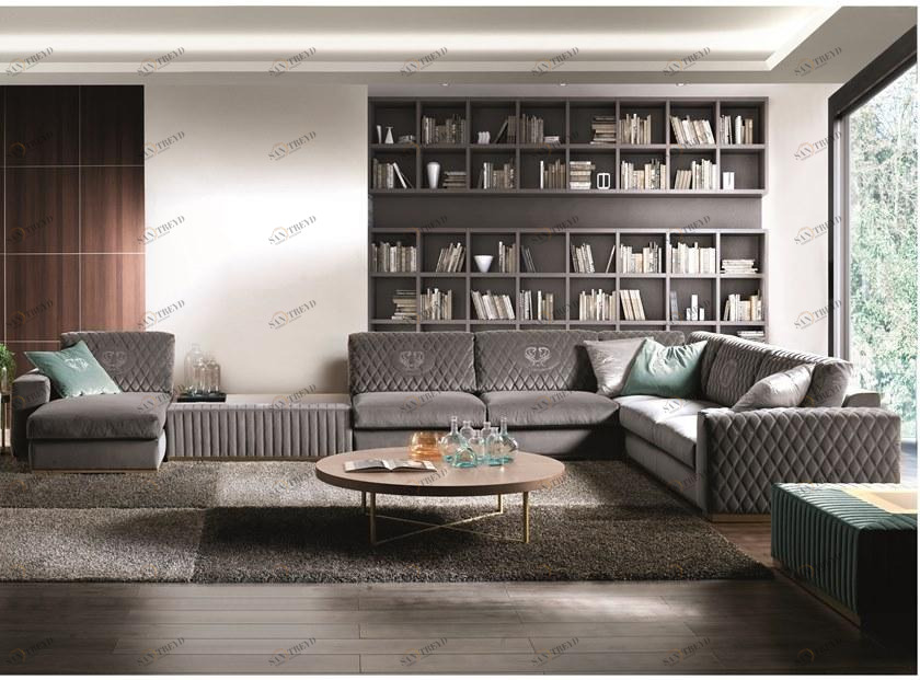 Former In Italia Модульный угловой диван в бархате Parioli sun-id-1442511