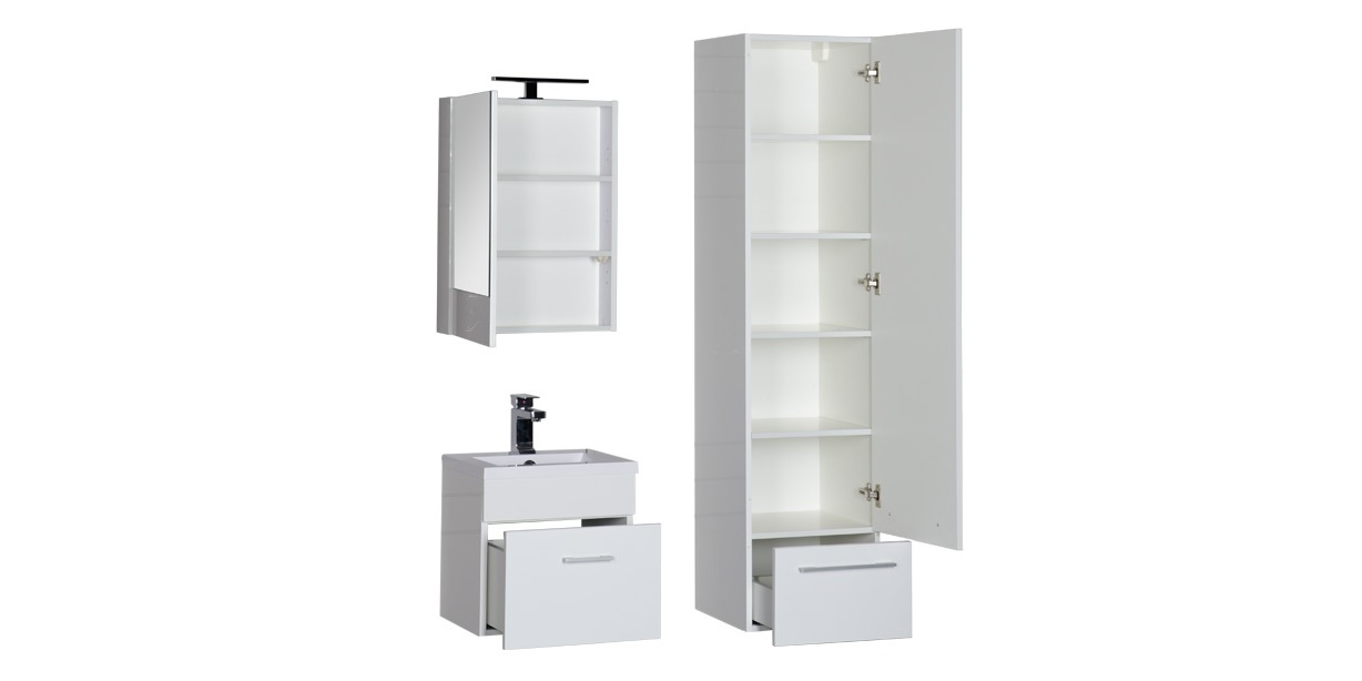 Комплект мебели Aquanet Нота 50 белый 00170964 - Вид №2