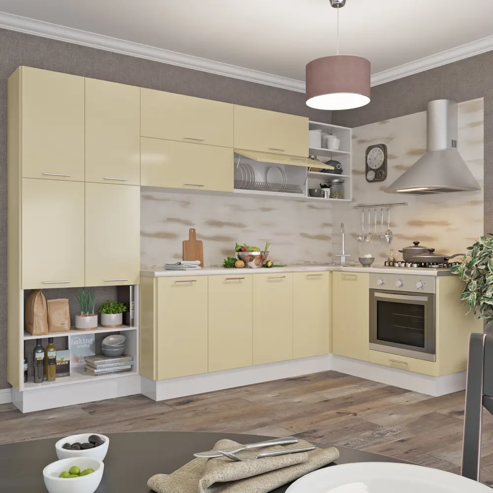 Дверь для шкафа Delinia «Лён» 45x70 см, ЛДСП, цвет бежевый STLM-2051253 - Вид №2