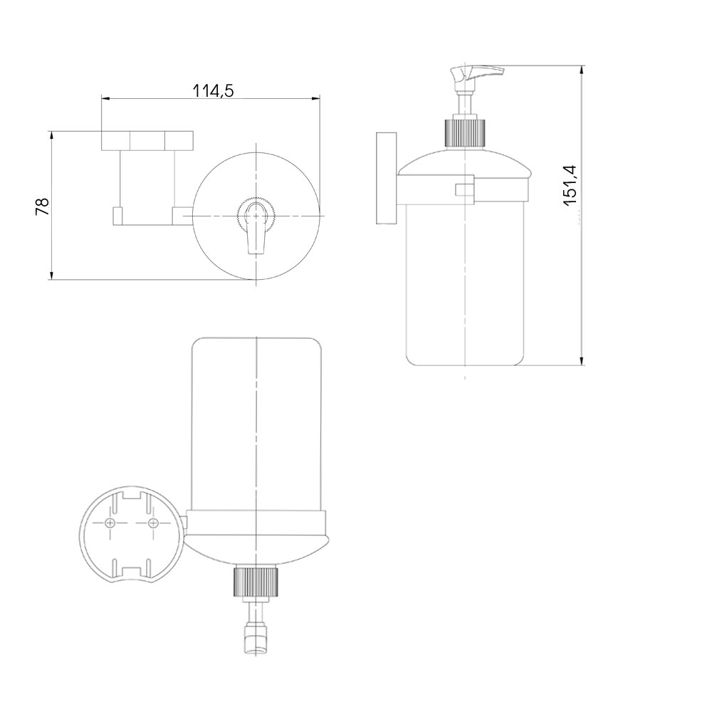 Дозатор для мыла Raiber R53912 R53912 Santreyd  - Вид №1