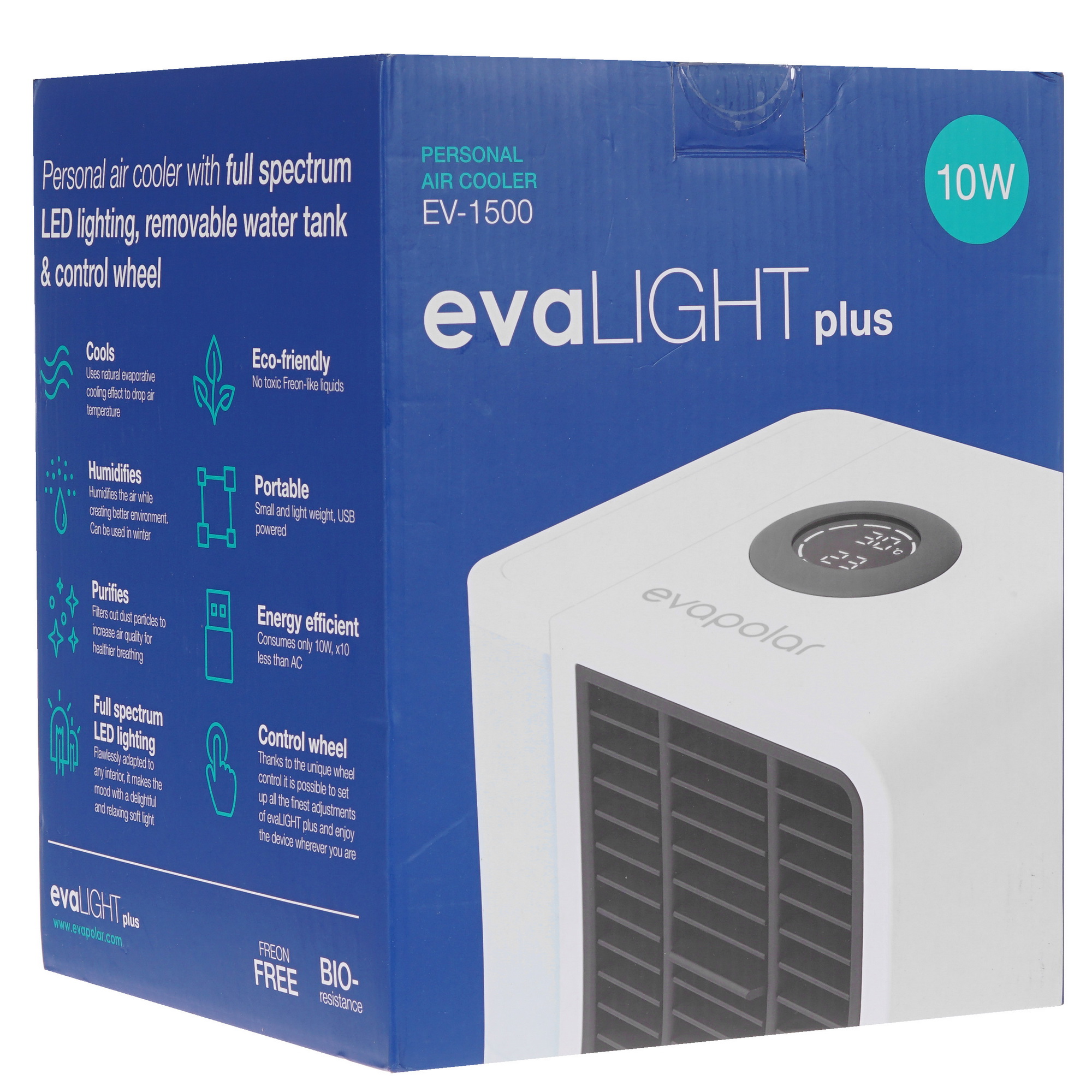 9961154 Охладитель воздуха Evapolar evaLIGHTplus EV-1500 черный STDN-0039065 - Вид №6