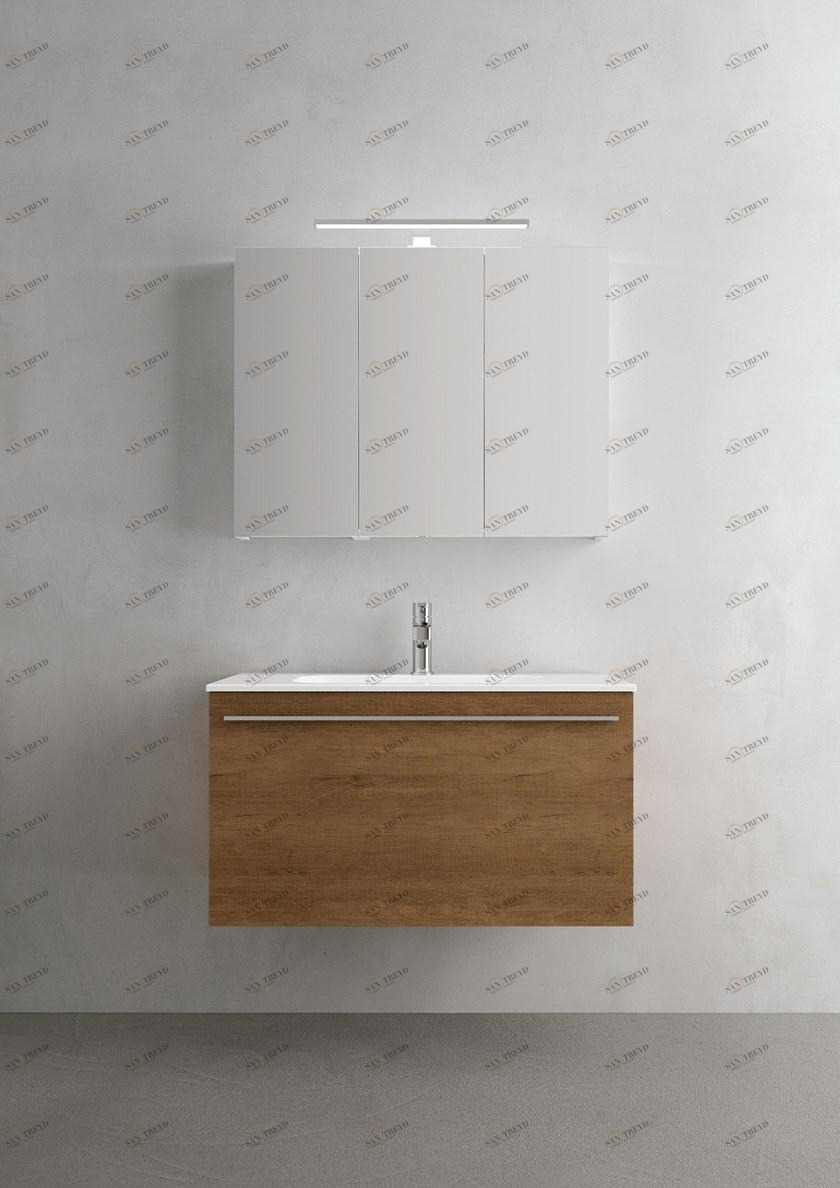 Gruppo Geromin Мебель для умывальника в современном стиле с ящиками и зеркалом Change sun-id-1348901