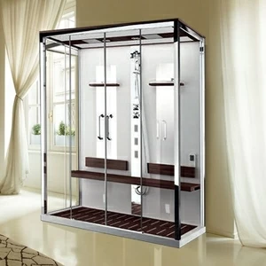 Душевая кабина NEXIS DUAL Novellini NEXIS цвета тик, с высоким душевым поддоном