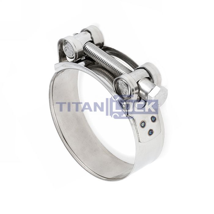 Усиленный хомут (74-79 мм), оцинк. сталь TL74-79RC TITAN LOCK 