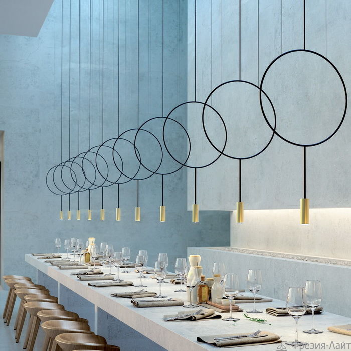 Estiluz Revolta T-3635-M 26 BLK-61 S GLD подвес 115610