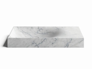 Мраморная прямоугольная подвесная раковина