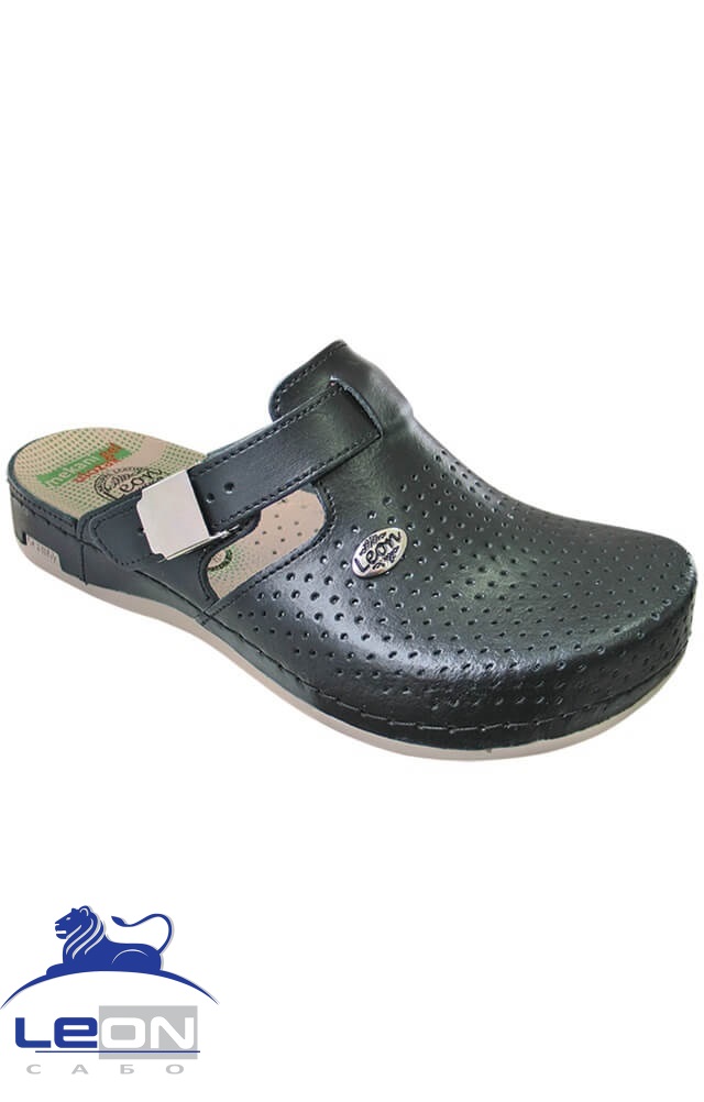 61974 Сабо  женские черные LEON  Медицинская обувь  размер 39  - Вид №3