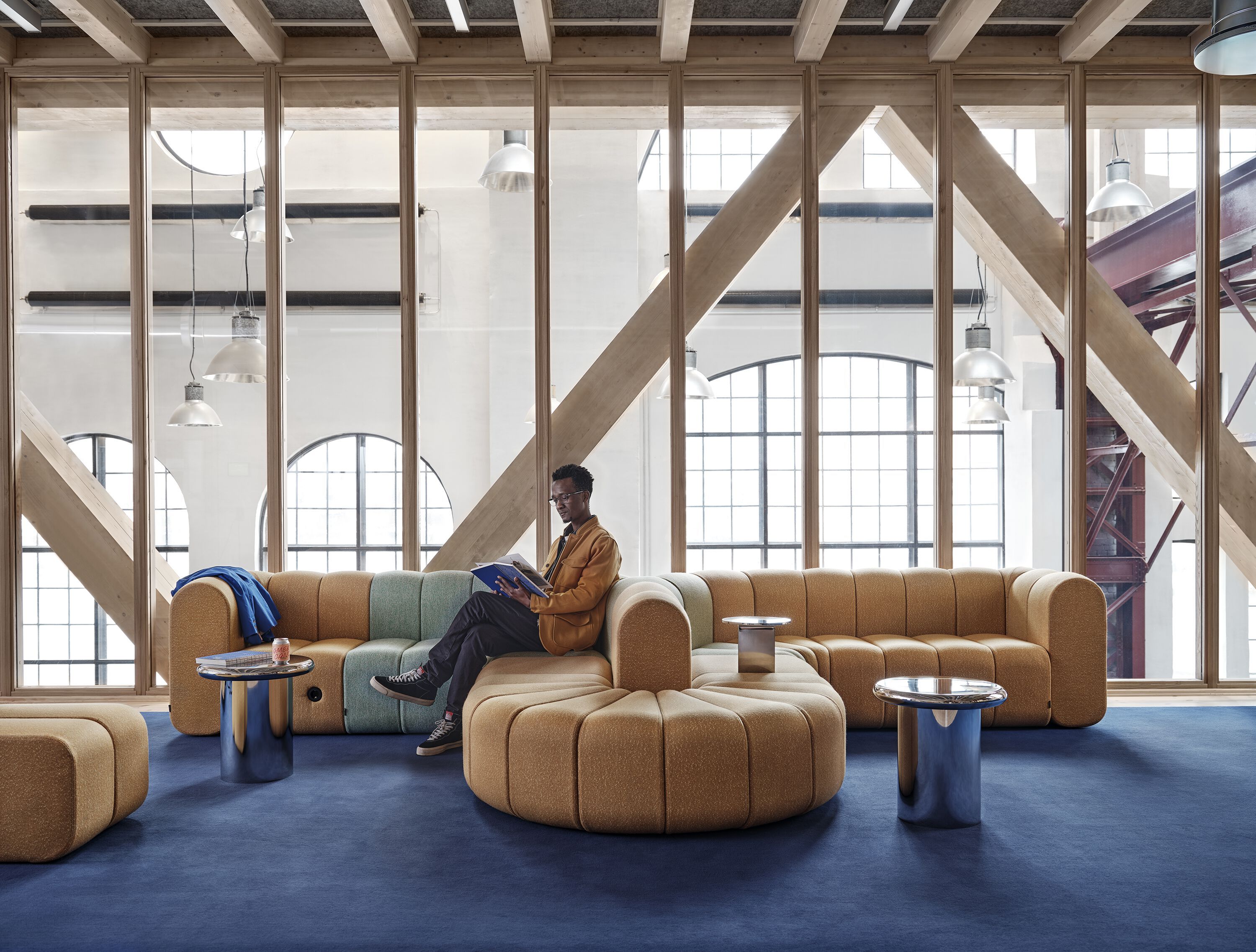 Модульный тканевый диван Bla Station Bob ARCH-00051882 - Вид №4