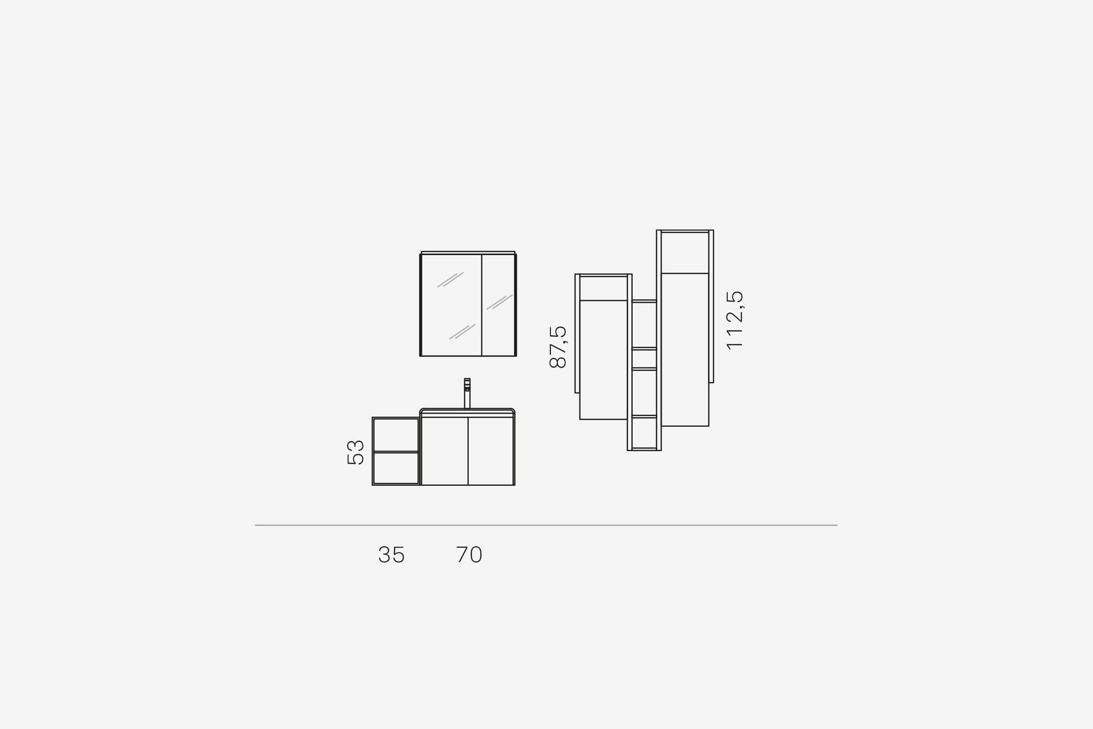 Комплект мебели 36 Arcom E.gò nodo step STARC91 - Вид №4