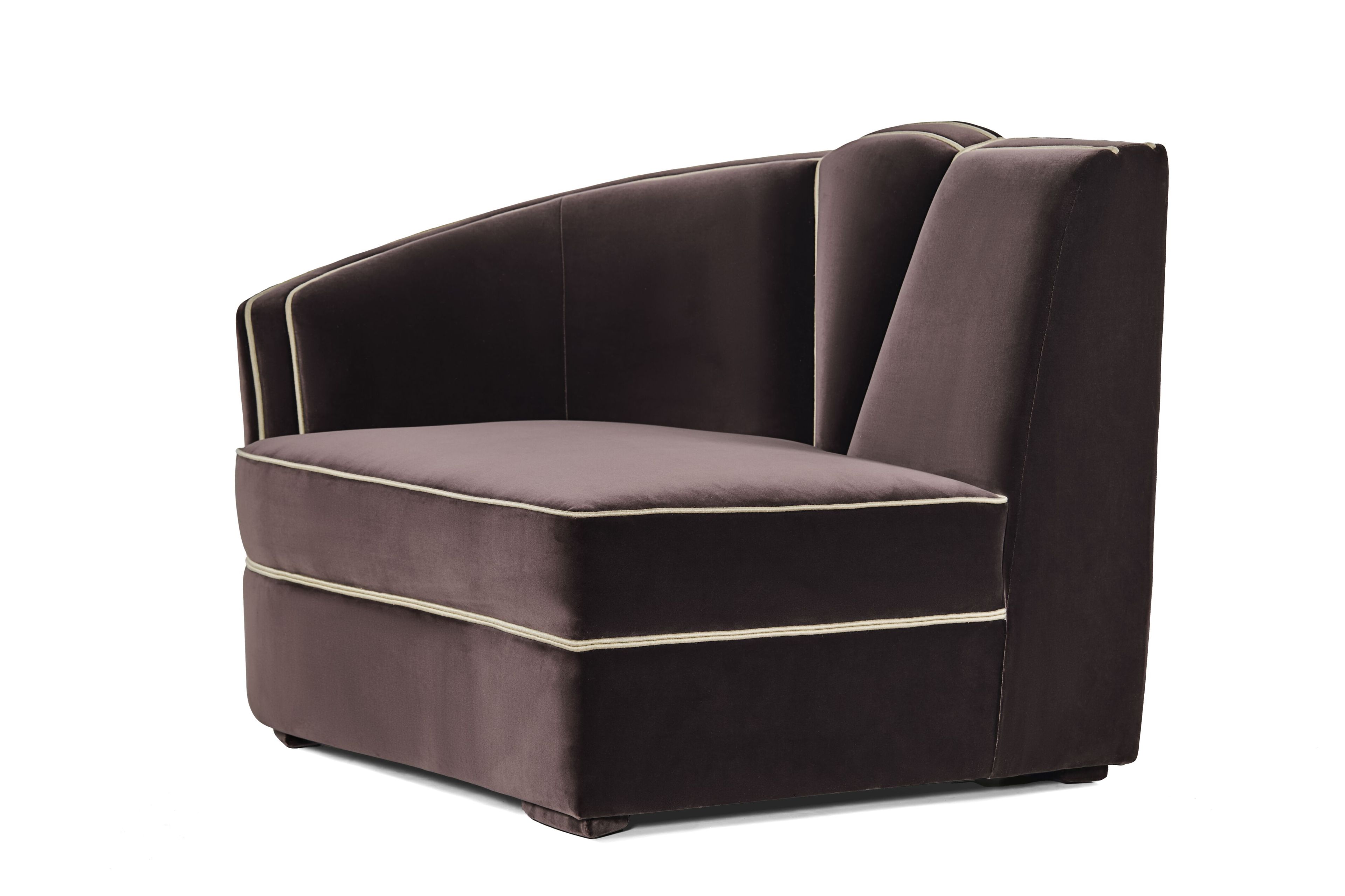 4-местный бархатный модульный диван Munna Жозефина ARCH-00130162 - Вид №8