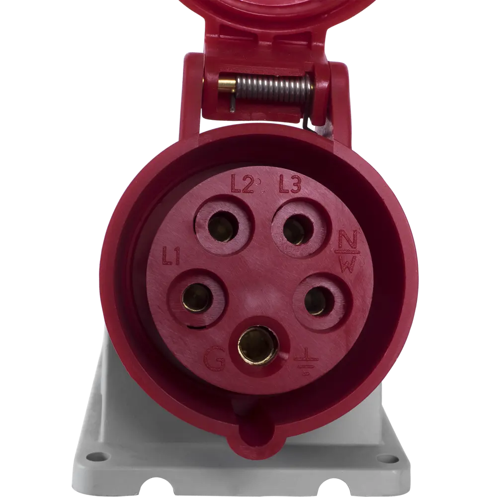 Розетка силовая ABB ноль заземление 16 А 380 В STLM-2034614 - Вид №2