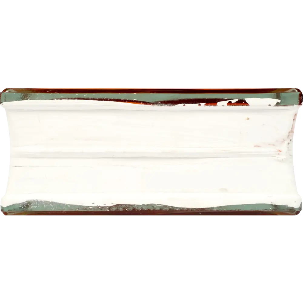 Стеклоблок Богема Волна цвет ярко-оранжевый VITRABLOCK STLM-2001451 - Вид №1