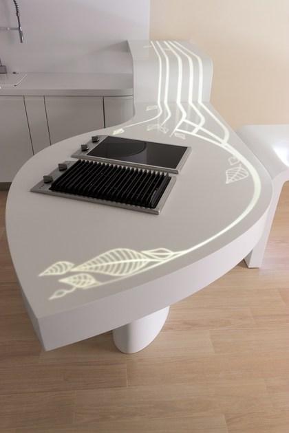 HI-MACS Кухонная столешница из hi-macs® sun-id-1355942 - Вид №34