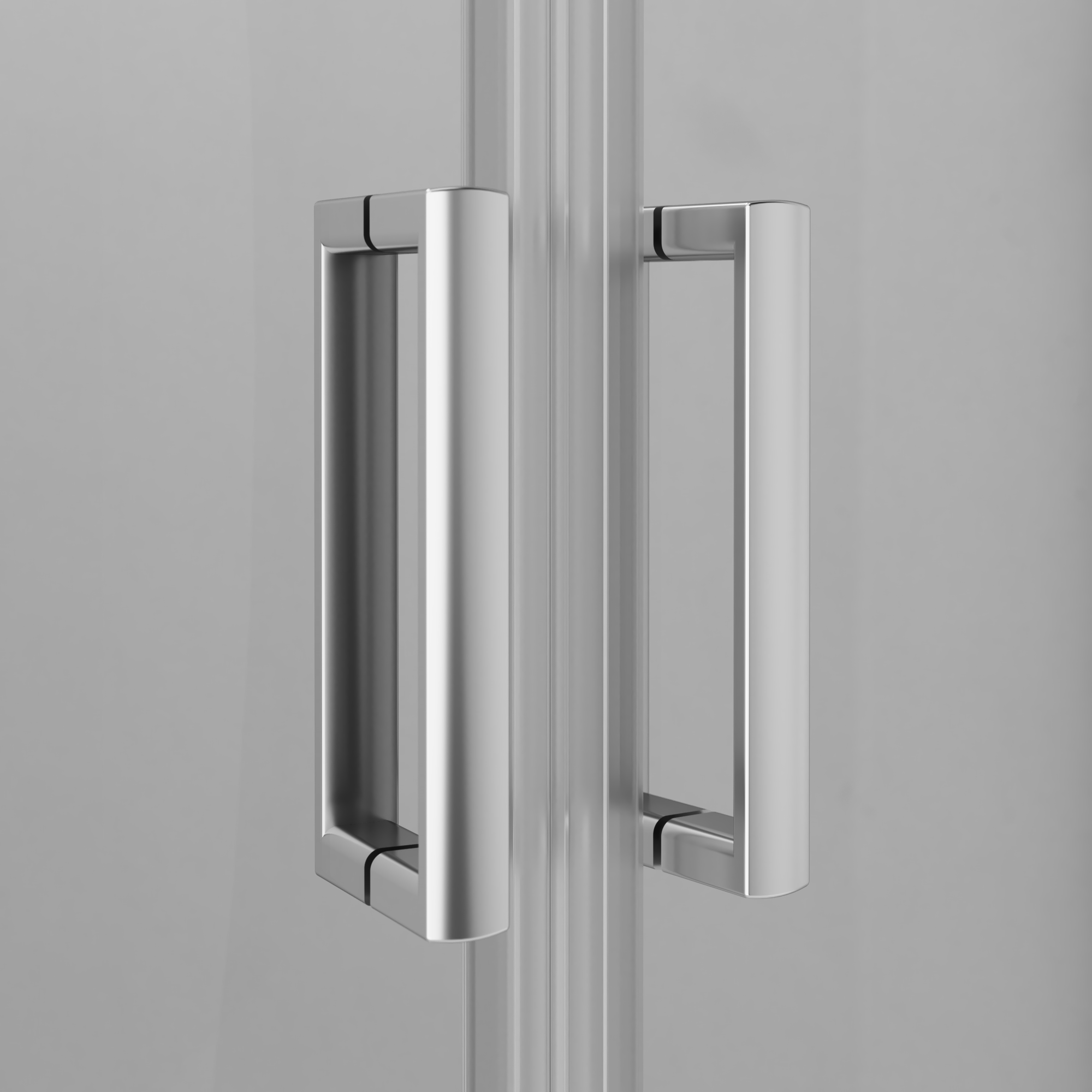 W90G-401A090WT Deep душевое ограждение 90х90стекло прозрачноепрофиль мат. серебробез поддона AM.PM Gem - Вид №3