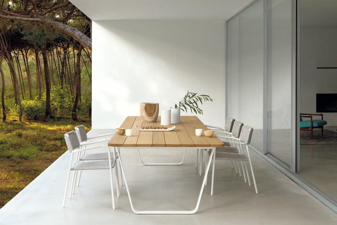 Обеденный стол pwi flint f13 264см x 118см Manutti Air MNST806 - Вид №4