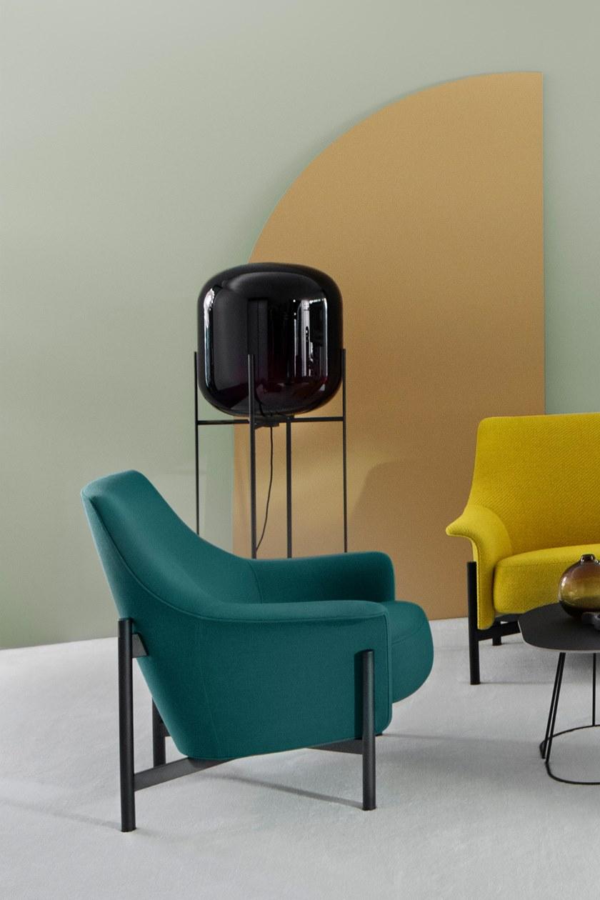 BENE Кресло из ткани с подлокотниками Ports sun-id-1401050 - Вид №6