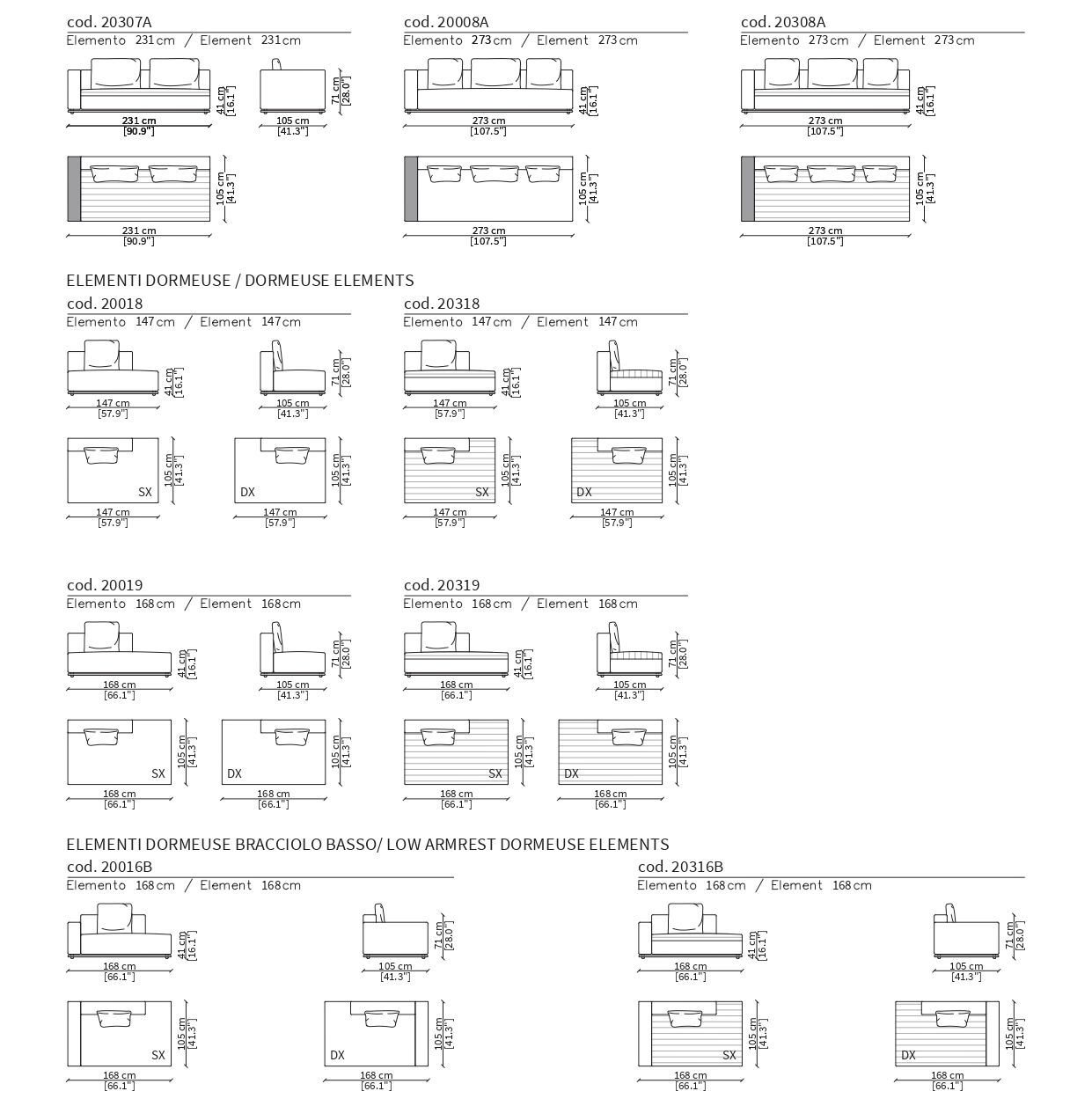 Кожаный модульный диван Frigerio Эдди ARCH-00080524 - Вид №9