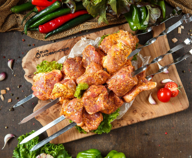 6279 Шашлык свиной в горчично-медовом маринаде Вкусляндия 