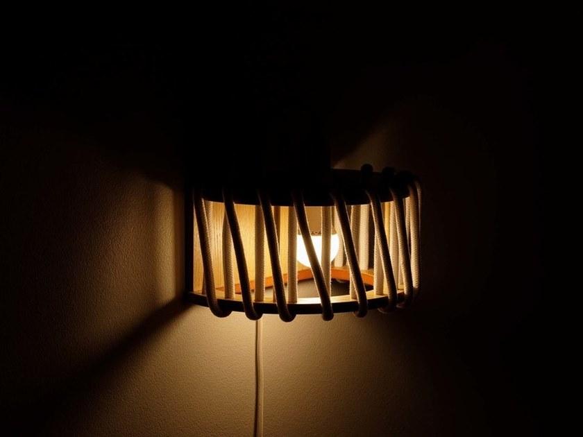 EMKO Настенный светильник из дерева и веревки Macaron sun-id-1387769 - Вид №9